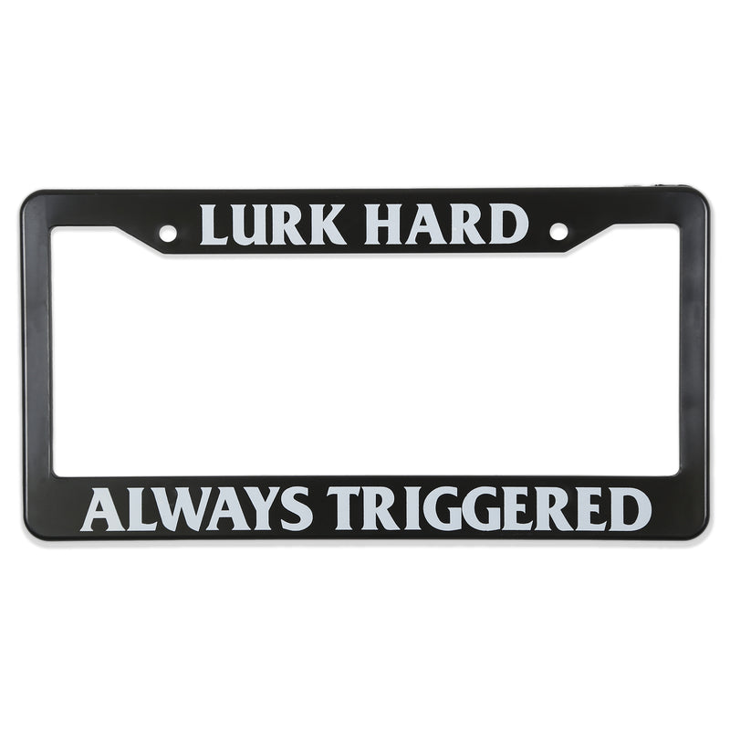 Always Triggered License Plate Frame