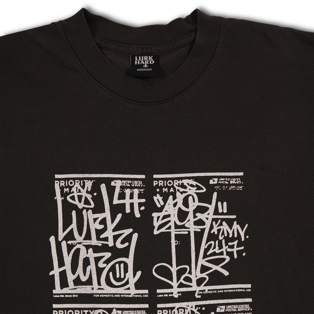 Postal Vintage Black Tee