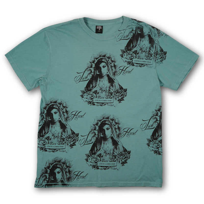 Amy All Over Teal Tee
