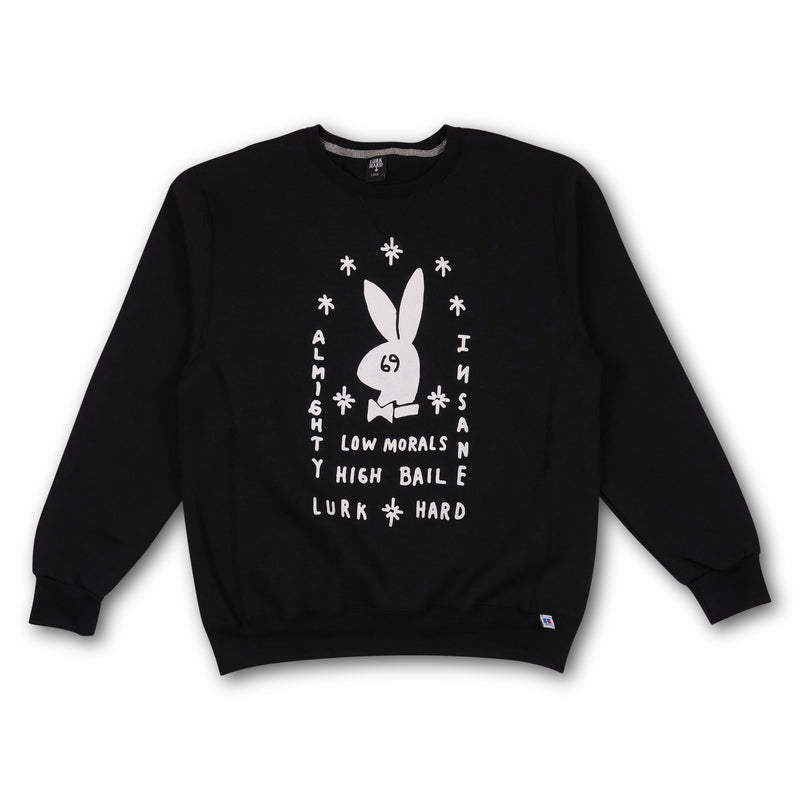 Low Morals Crewneck Black